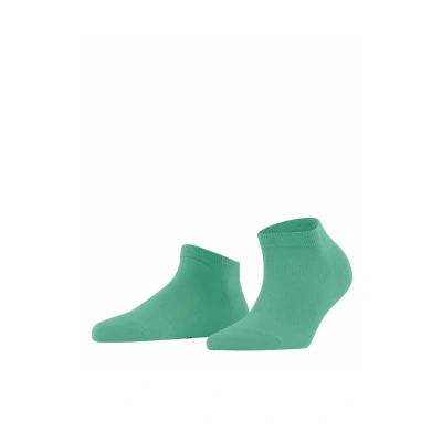 Abbildung von FALKE Damen Sneakersocken Family W Sn nachhaltige Baumwolle kurz einfarbig 1 Paar, Türkis Ocean Green 7506, 39 42