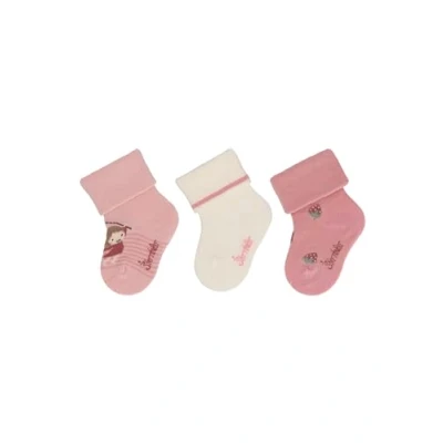 Abbildung von Sterntaler Baby socks girl, 3pack Socken für Kinder, Größe: 18, Zartrosa