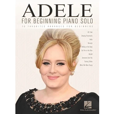 Abbildung von Adele for Beginning Piano Solo: Songbook für Klavier: 10 favorites arranged beginners