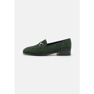 Abbildung von Tamaris Slipper, Damen, Größe: 41, Green Veloursleder