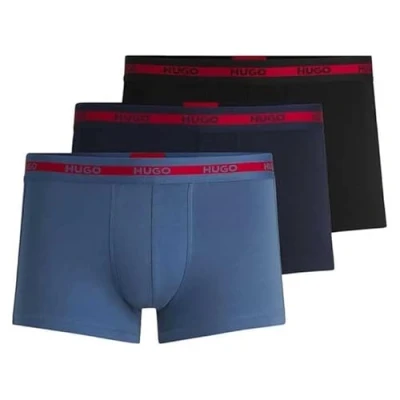 Abbildung von HUGO Trunk Triplet Planet 3PACK Panties, Herren, Größe: Medium, Open miscellaneous