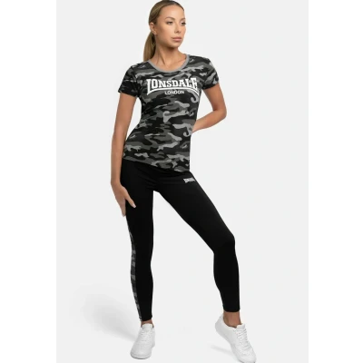 Abbildung von Lonsdale Settiscarth Tshirt print, Damen, Größe: Large, Camo grey