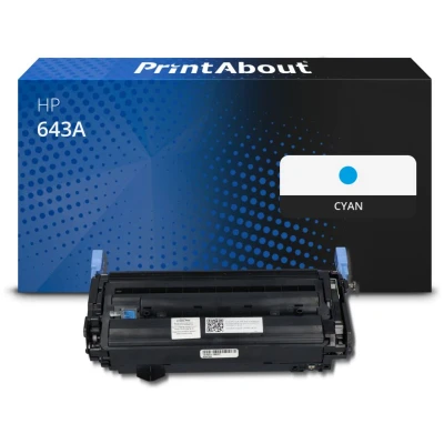 Abbildung von Toner kompatibel mit HP 643A (Q5951A) Cyan