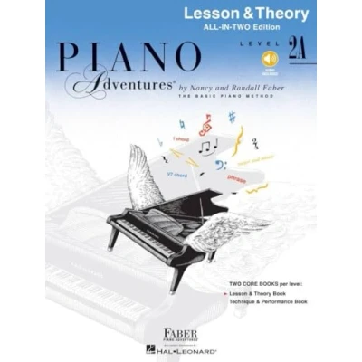 Abbildung von Piano Adventures All In Two Level 2A Lesson &amp; Theory: Lehrmaterial für Klavier: Theory Anglicised Edition