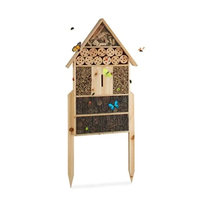 Abbildung von relaxdays Insektenhotel natur Größe XL