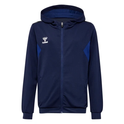 Abbildung von Hummel Hmlauthentic PL ZIP Hoodie Trainingsjacke für Kinder, Größe: 116, Marine