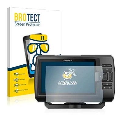 Abbildung von BROTECT Schutzglas für Garmin Striker Plus 7cv Schutzfolie Panzer Folie Glas [Extrem Kratzfest 9H, Anti Fingerprint, Ultra Transparent]