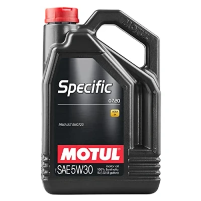 Abbildung von Motul Specific 0720 5W 30 5l Motoröl 102209 RENAULT: Trafic 3 Kastenwagen, Scénic IV, MASTER Kasten, MERCEDES BENZ: C Klasse T modell, A