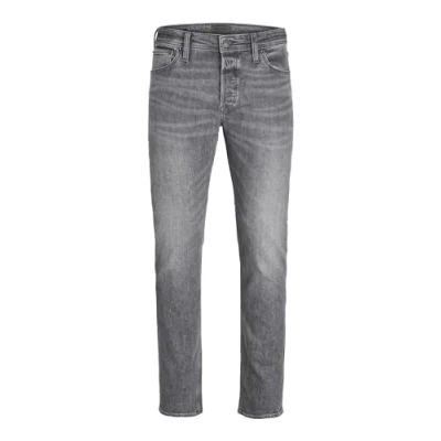 Abbildung von Jack &amp; Jones Ichris Jeans Straight Leg, Herren, Größe: 33x34, Grey denim