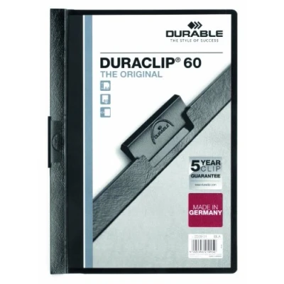 Abbildung von DURABLE Klemmhefter Duraclip DIN A4 schwarz