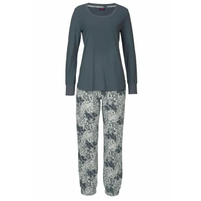 Abbildung von Buffalo Nachtwäsche Set, Damen, Größe: 36/38, Grau gemustert