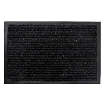 Abbildung von Fußmatte Schmutzfangmatte in schwarz 90 x 60 cm, Spetebo, rechteckig, Höhe: 10 mm, Türmatte für Innen und Außen
