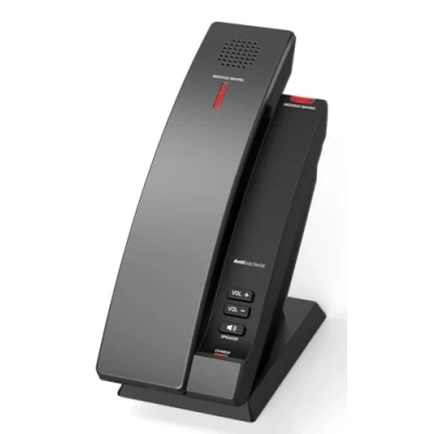 Abbildung von Snom HD101 Hospitality DECT Telefon Schnurlos mit Anrufbeantworter Antibakterielles Gehäuse, Optische Rufanzeige, Erweiterbar Bis 4 Handgeräte, Freisprech Funktion
