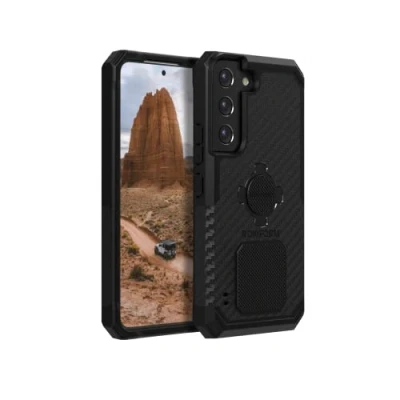 Abbildung von Rokform Galaxy S22 Hülle, Rugged Series, magnetische Hülle mit Drehverschluss, sturzgeprüfte Rüstung (schwarz)