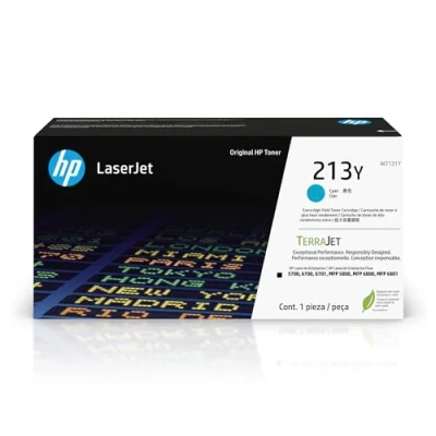 Abbildung von HP 213Y (W2131Y) Cyan Toner Extra hohe Kapazität