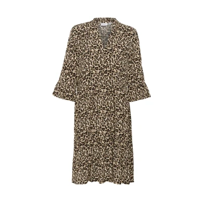 Abbildung von Saint Tropez EDA Freizeitkleid, Damen, Größe: XS, Black reg leo