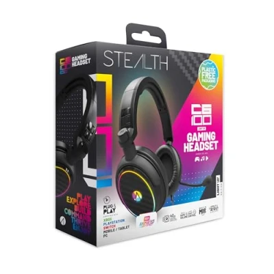 Abbildung von Stealth Stereo Gaming Headset C6 100 mit LED Beleuchtung (Plastikfreie Verpackung)