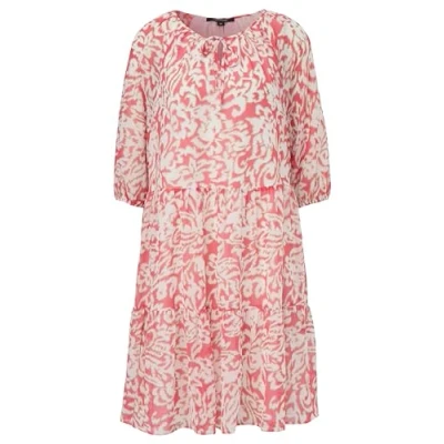 Abbildung von comma Midi Kleid mit Allover Muster