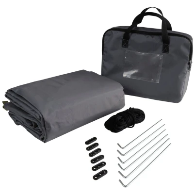 Abbildung von Windhager Schutzplane &quot;Premium RIPSTOP&quot;, LxB: 5x4 m, einsetzbar als Unterlage, Zeltplane oder Tarp