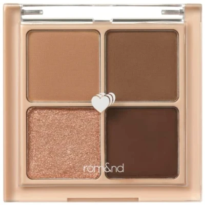 Abbildung von rom&amp;nd Better Than Eyes 03 DRY RAGRAS Basics Eyeshadow Palette Velvety Texture long lasting makeup 6.5g /0.21oz