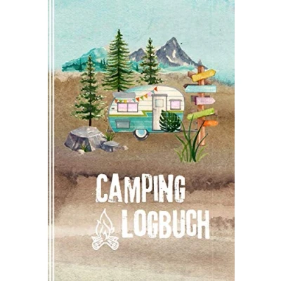 Abbildung von Camping Logbuch: Wohnwagen Reisetagebuch Wohnmobil Camper Van Reise Tagebuch Journal Caravan Reisemobil Notizbuch