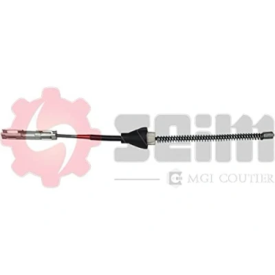 Abbildung von SEIM 554118 Handbremsseil hinten links, rechts 225 Trommelbremse FORD: Focus 2 Schrägheck, Kombi