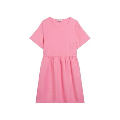 Abbildung von Marc O&#039;Polo Denim Damen Kleid mit Rundhalsausschnitt Kurzarm, Rosa (Soft Pink), XL