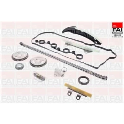 Abbildung von FAI AutoParts TCK261E Steuerkettensatz mit Dichtungen, Zahnrädern Simplex, Kette geräuscharm HYUNDAI: i20 I Schrägheck, i10 I, KIA: Picanto III