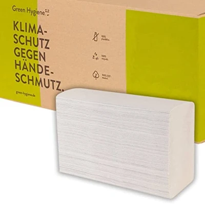 Abbildung von Green Hygiene® Papierhandtücher INGEBORG 2 lagig