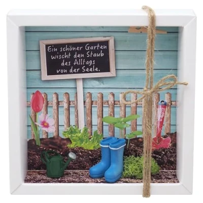 Abbildung von ZauberDeko Geldgeschenk Verpackung Garten Blumen Gutschein Blumengutschein Gartenzubehör Geschenk