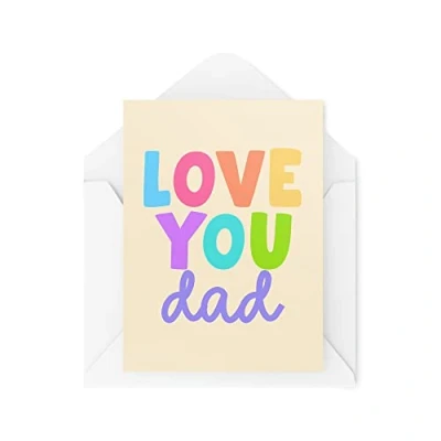 Abbildung von Lustige Grußkarten Love You Dad Geburtstag Vatertag Vater Daddy Thinking Of Banter Lustiger Witz CBH1293