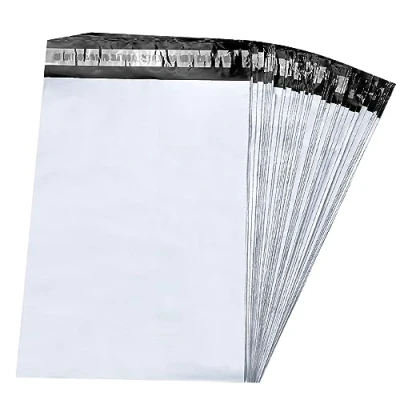 Abbildung von Magrimaxio 100 Stück versandbeutel, versandtüten für kleidung, versandtaschen, shipping bags, verpackungsbeutel plastik, versandtasche, mit Selbstklebeverschluss, blickdicht, L, (10x13inch/25.5x33cm)