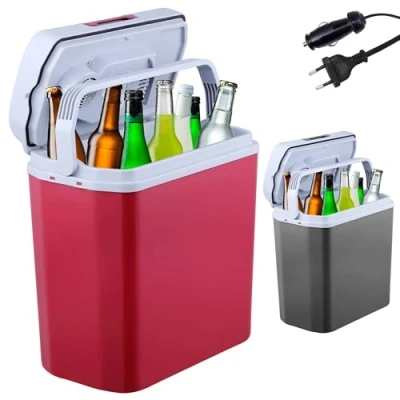 Abbildung von Arebos Elektrische Kühlbox 20L, Mobil Kühlschrank ECO Modus, Kühlen &amp; Warmhalten
