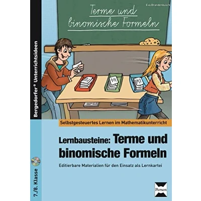 Abbildung von Lernbausteine: Terme und binomische Formeln: Editierbare Materialien für den Einsatz als Lernkartei (7. 8. Klasse) (Selbstgesteuertes Lernen im Mathematikunterricht)