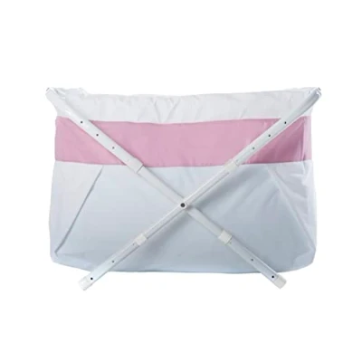 Abbildung von BiBaBad PINK LINE Babybadewanne Kinderbadewanne Faltwanne für die Dusche 60 x 80 cm