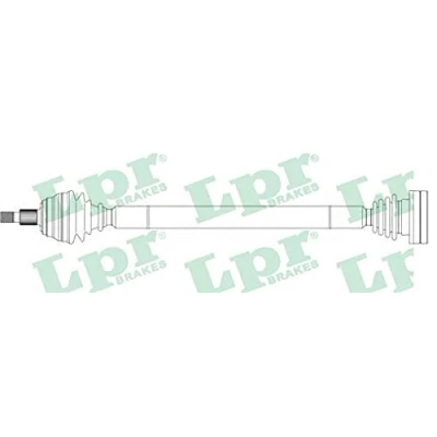 Abbildung von LPR DS43008 Antriebswelle 825 VOLKSWAGEN: Golf 4 Schrägheck, Variant, Bora AUDI: A3 SEAT: Leon I Schrägheck