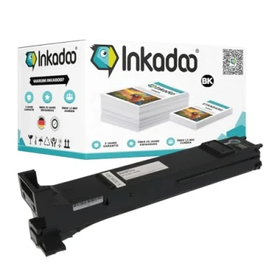 Abbildung von Inkadoo Toner für Konica Minolta A0DK152 Schwarz Kompatibel Magicolor 4600 Series, 4650 DN, 4695 MF, EN Tonerkartusche, Tonerpatronen, Drucker