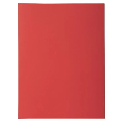Abbildung von Exacompta 218012E 50er Pack Aktendeckel ROCKS aus extra starkem Karton für DIN A4 rot Hefter ideal das Büro und Schule die mobile Organisation