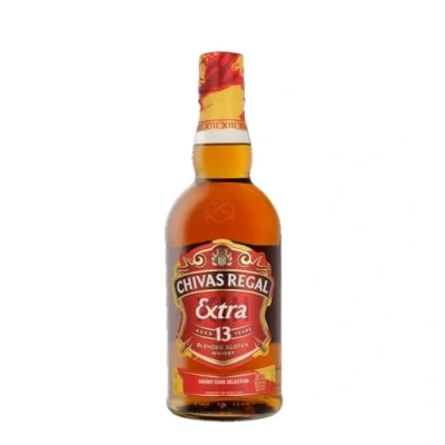 Abbildung von Chivas Regal Extra Blended Scotch Whisky mit Geschenkverpackung Edle Komposition aus ausgewählten Malt &amp; Grain Whiskys goldgelber Farbe fruchtig süßem Geschmack 1 x 0,7 L