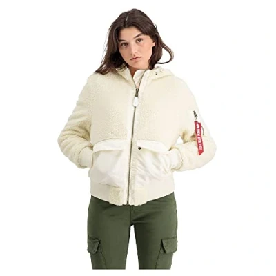 Abbildung von Alpha Industries Winterjacke, Damen, Größe: XS, Off white