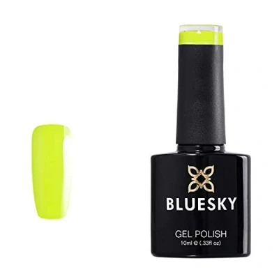 Abbildung von BLUESKY Gel Polish, Sorbet Zest, Neon34, auflösbarer Nagellack, Gelb, 10 ml