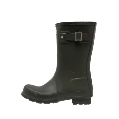 Abbildung von Hunter Original Short Gummistiefel, Herren, Größe: 40/41, Dark olive Naturkautschuk