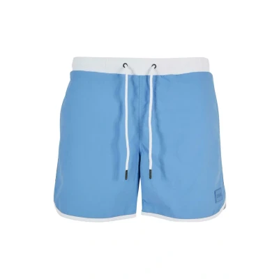 Abbildung von Urban Classics Retro Badeshorts, Herren, Größe: 4XL, White horizonblue