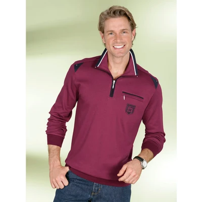 Abbildung von Classic Langarm Poloshirt &quot;Sweatshirt&quot;