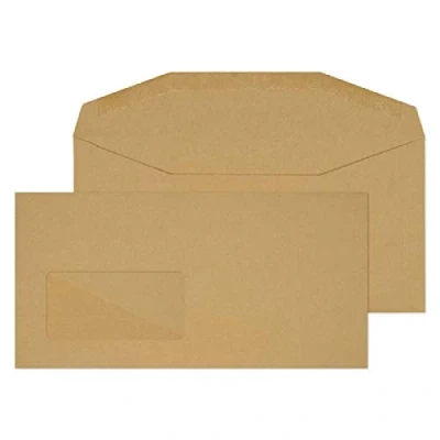 Abbildung von Blake Purely Everyday DL+ 2704 Versandtaschen, gummiert, 114 x 229 mm, 80 g/m², 1000 Stück