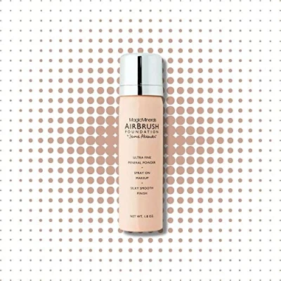 Abbildung von Jerome Alexander Magic Minerals AirBrush Foundation Spray Make up Integriertes mit Hautpflege feuchtigkeitsspendend (Light/Medium, 30 ml)