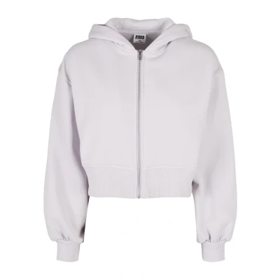 Abbildung von Urban Classics Short Sweatjacke, Damen, Größe: 3XL, Softlilac