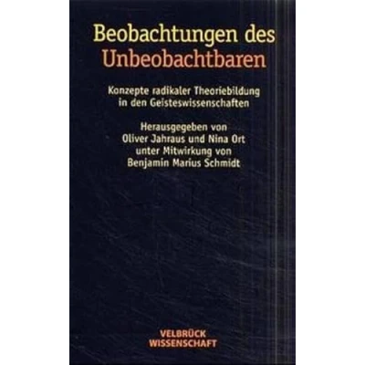 Abbildung von Beobachtungen des Unbeobachtbaren. Konzepte radikaler Theoriebildung in den Geisteswissenschaften: Geisteswissenschaften