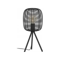 Abbildung von Eglo 43967 Tischleuchte RINROE Stahl schwarz E27 1X40W H:44cm Ø20cm mit Kabelschalter