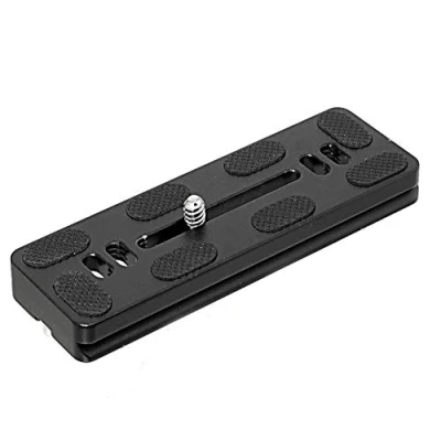 Abbildung von Fotasy 120mm Arca Swiss Plate, 120 mm QR Quick Release Long Type Tripod Plate fits Universal Standard Clamp for DSLR Camera Lens Ballhead